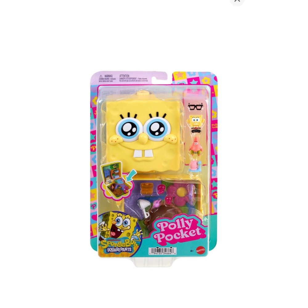 Polly Pocket‎ Spongebob Squarepants Compact Playset Bikini Bottom New Mattel